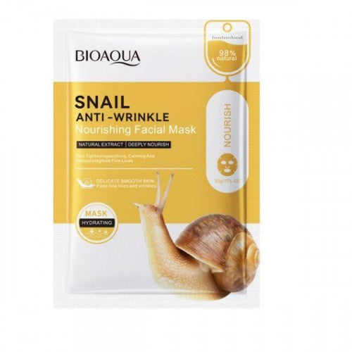 MASCARILLA FACIAL NUTRITIVA REJUVENECEDORA SNAIL BIOAQUA BQY91983