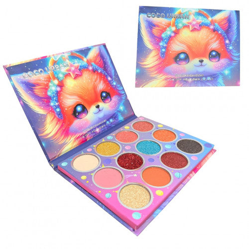 PALETA DE SOMBRAS GATITO COCO URBAN X12 TONOS 2765
