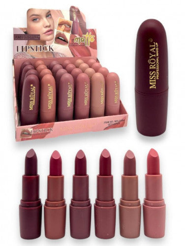 LABIAL EN BARRA MATTE LONG LASTING MISS ROYAL MR-22684