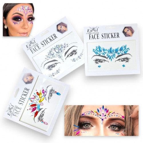 GEMAS FACIALES ADHESIVAS COMBO 3 UNIDADES GF-5209-01
