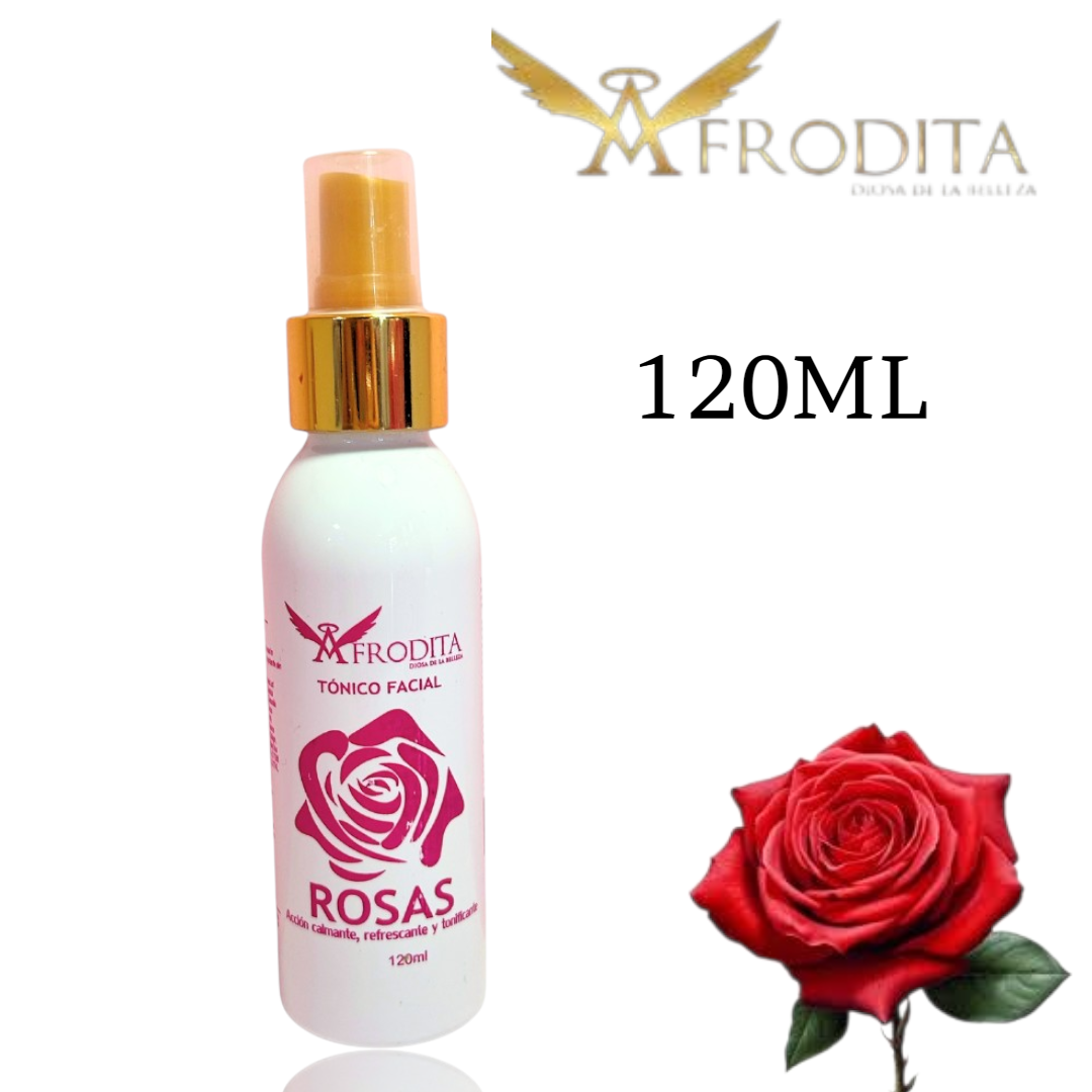 AGUA DE ROSAS REFRESCANTE AFRODITA CON ATOMIZADOR 120ML
