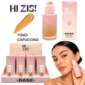BASE LIQUIDA EFECTO MATE TONO CAPUCCIONO HI ZIS! HZ407-04
