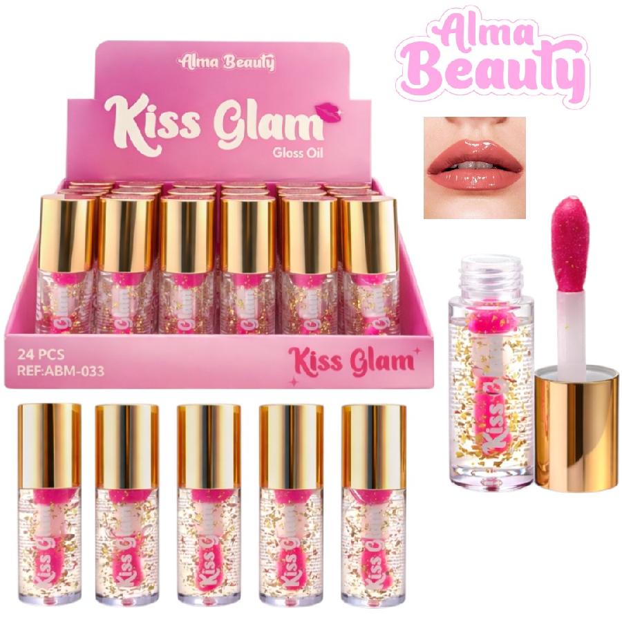 BRILLO MAGIGO KISS GLAM CON APLICADOR GRUESO ALMA BEAUTY ABM-033