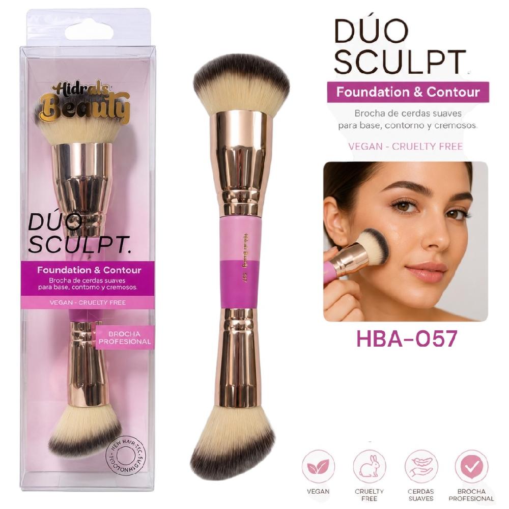 BROCHA DOBLE PARA BASE Y CONTORNO PROFESSIONAL HIDRALS HBA-057