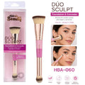 BROCHA DOBLE PARA BASE Y CORRECTOR PROFESSIONAL HIDRALS HBA-060
