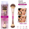 BROCHA DOBLE PARA POLVO Y RUBOR PROFESSIONAL HIDRALS HBA-059