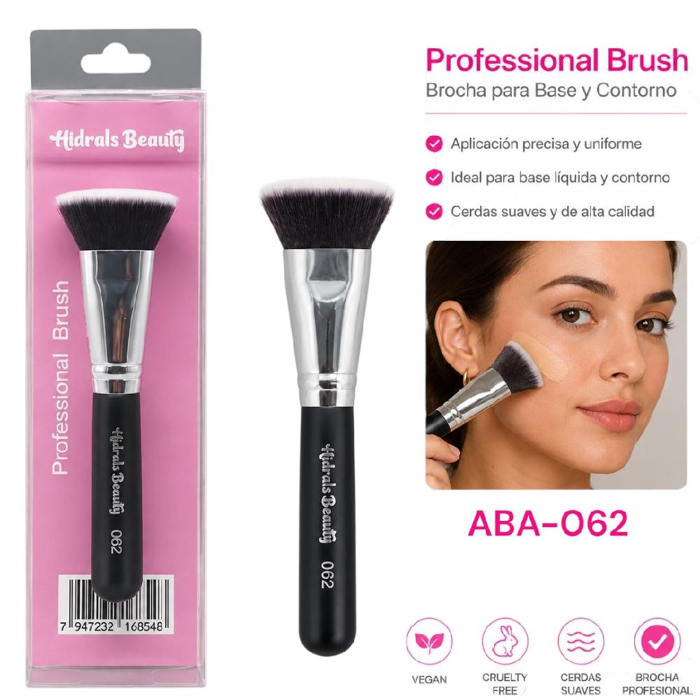 BROCHA PROFESIONAL PARA BASE Y CONTORNO HIDRALS ABA-062