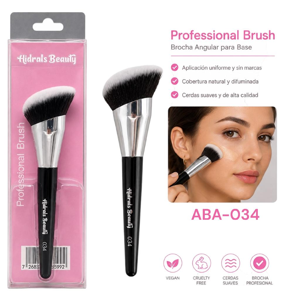BROCHA PROFESIONAL REDONDA PARA BASE CORTE ANGULAR HIDRALS ABA-034