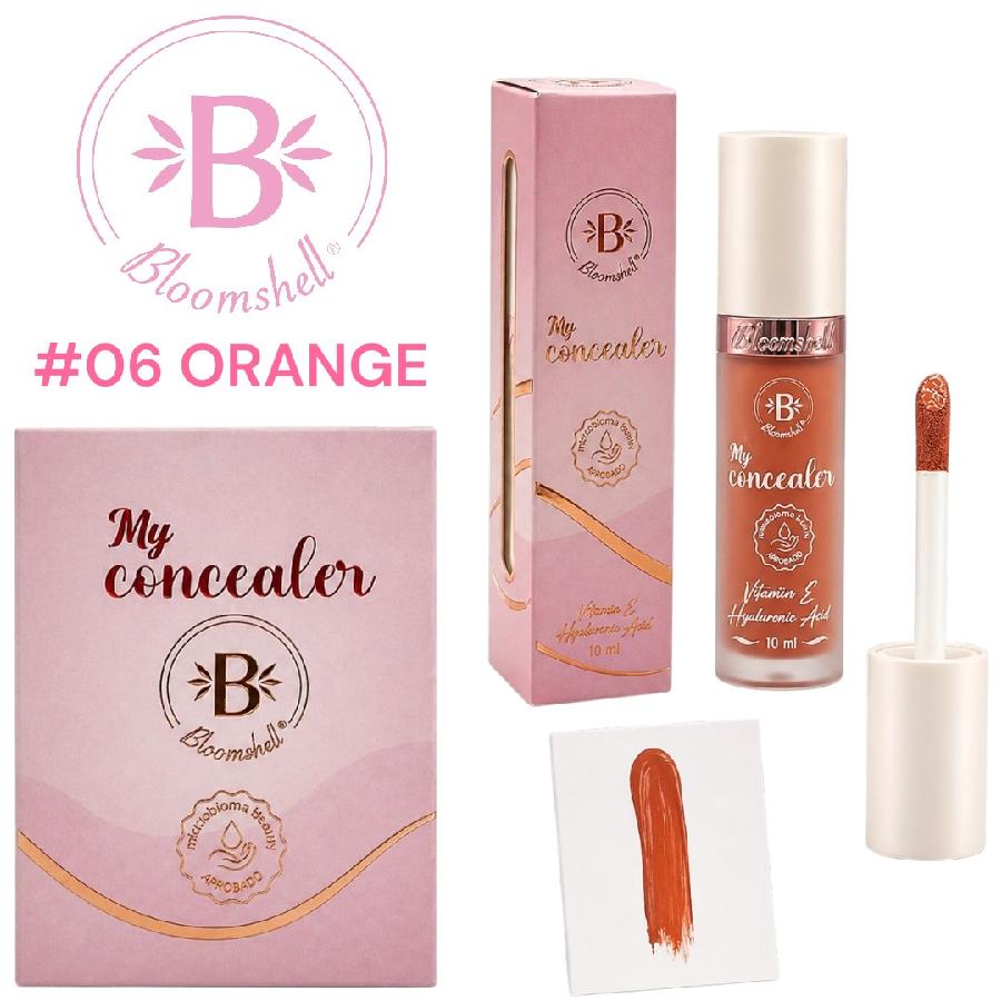 CORRECTOR LIQUIDO MY CONCEALER CON APLICADOR 10ML ORANGE 06 BLOOMSHELL BL-B1010-06