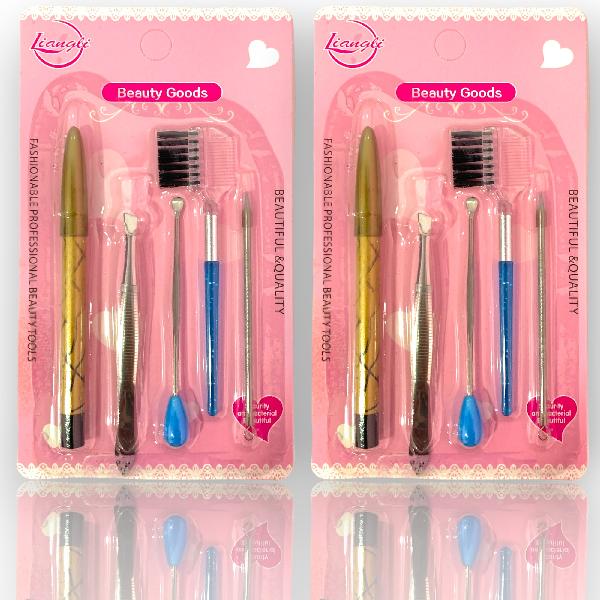 KIT X5 PARA CEJAS Y PUNTOS NEGROS LIANGLI L104