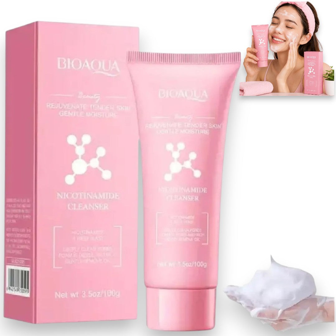 LIMPIADOR FACIAL HIDRATANTE NICOTINAMIDE BIOAOUA BQY50595