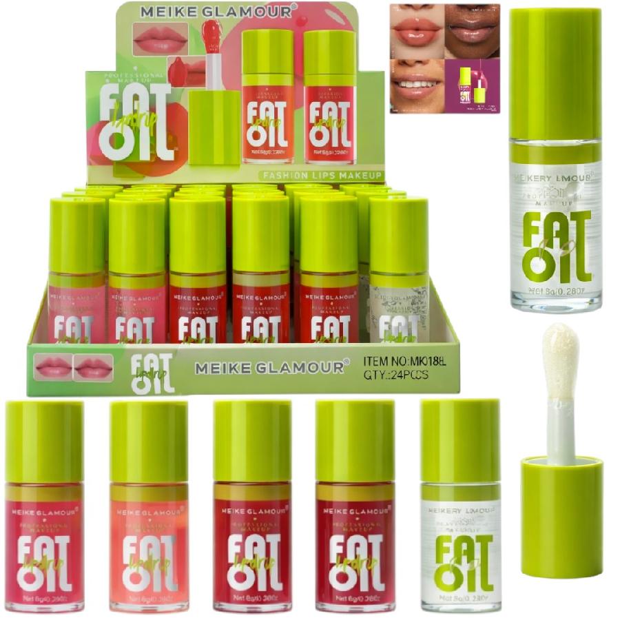 LIP FAT OIL PROFESSIONAL TONOS SURTIDOS MEIKE GLAMOUR MK188