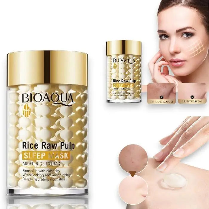 MASCARILLA FACIAL DE PULPA DE ARROZ CONCENTRADO HIDRATANTE BIOAQUA BQY46115