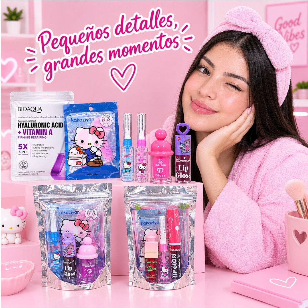 COMBO AMOR & AMISTAD (MASK-TINTA-GLOSS-COLAGENO OJERAS-SERUN PESTAÑA) REFERENCIAS SURTIDAS