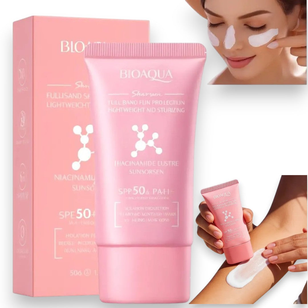PROTECTOR SOLAR HIDRATANTE BLANQUEADOR SPF50+ NIACINAMIDE 50G BIOAOUA BQY81667