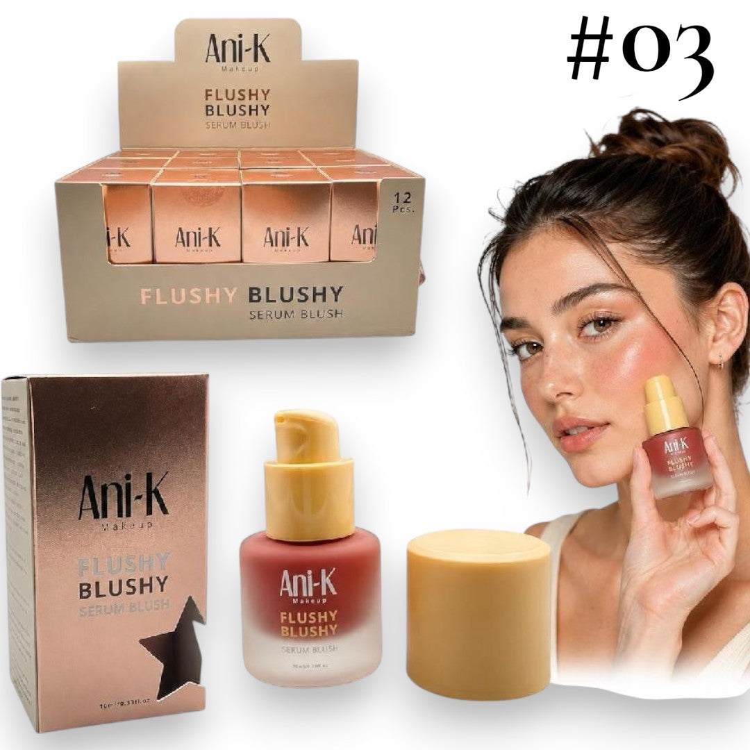SERUM FLUDHY BLUSH TONO #03 TOASTY ANI-K CA2508
