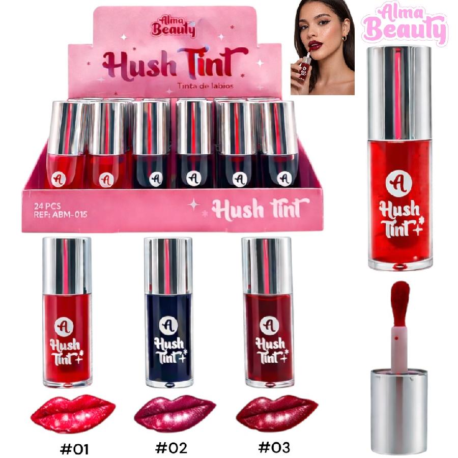 TINTA DE LABIOS HUSH TONOS SURTIDOS ALMA BEAUTY ABM-015