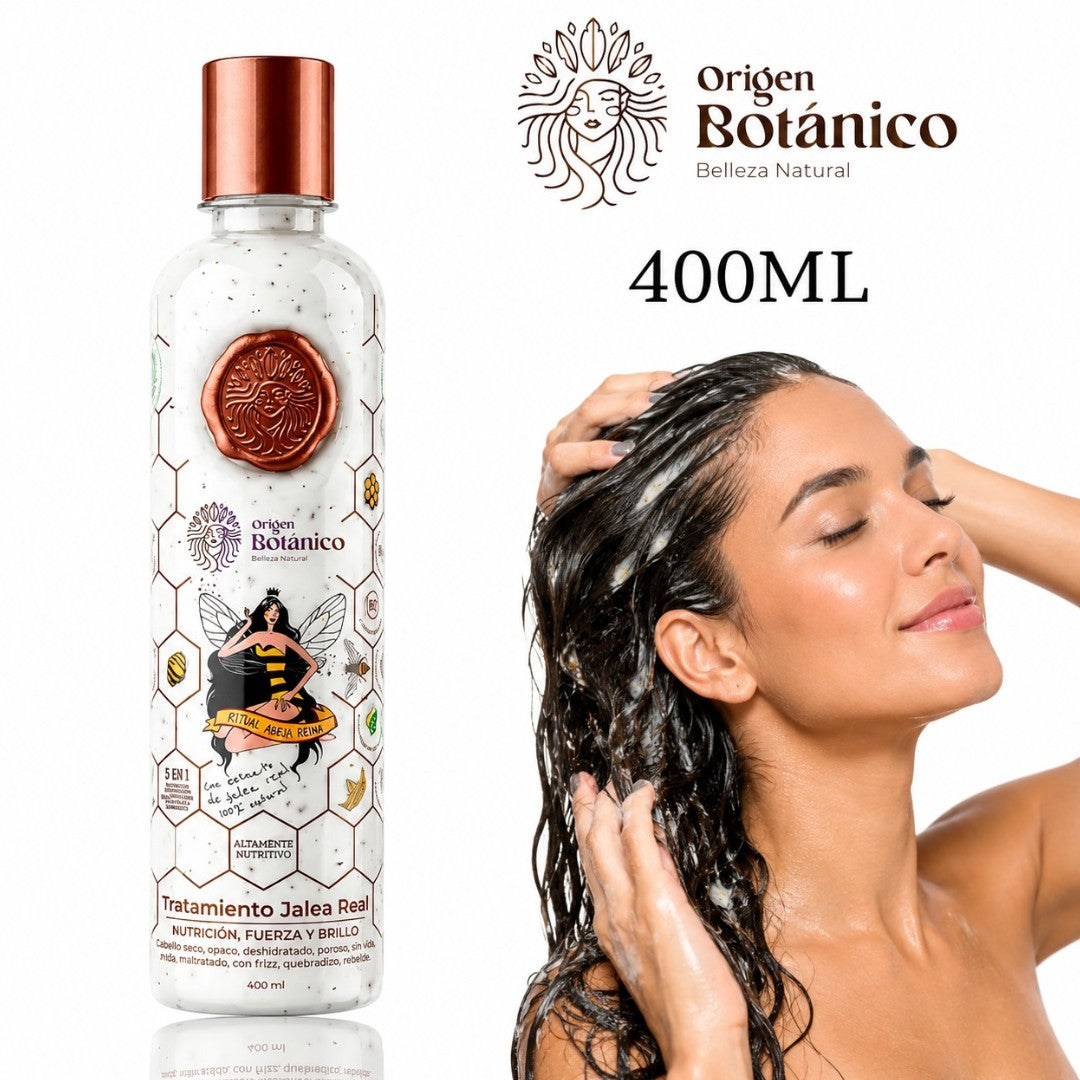 TRATAMIENTO CAPILAR JALEA REAL 400ML ORIGEN BOTANICO