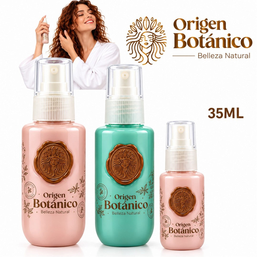 DUO DE PERFUME TERMOPROTECTOR MINI ORIGEN BOTANICO 35ML