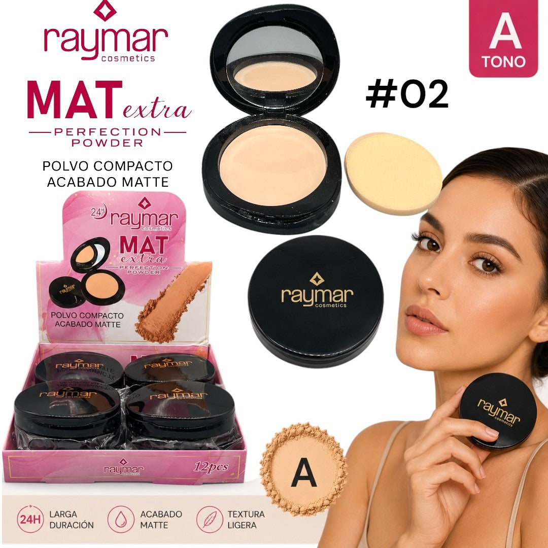 POLVO COMPACTO CON FILTRO SOLAR RAYMAR MG-15980-02