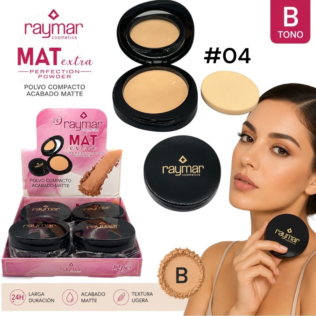 POLVO COMPACTO CON FILTRO SOLAR RAYMAR MG-15980-04