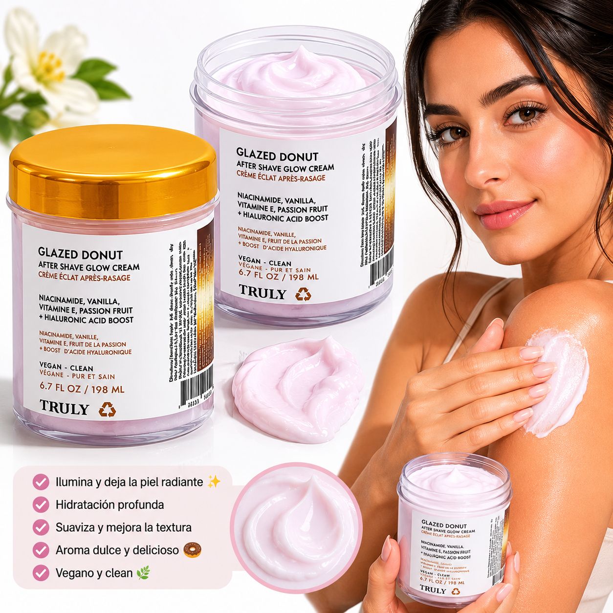 CREMA DEPILADORA TRULY DE GLAZED DONUT 198ML