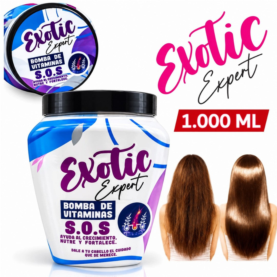 TRATAMIENTO CAPILAR BOMBA DE VITAMINAS S.O.S EXOTIC BEAUTY 1000 ML