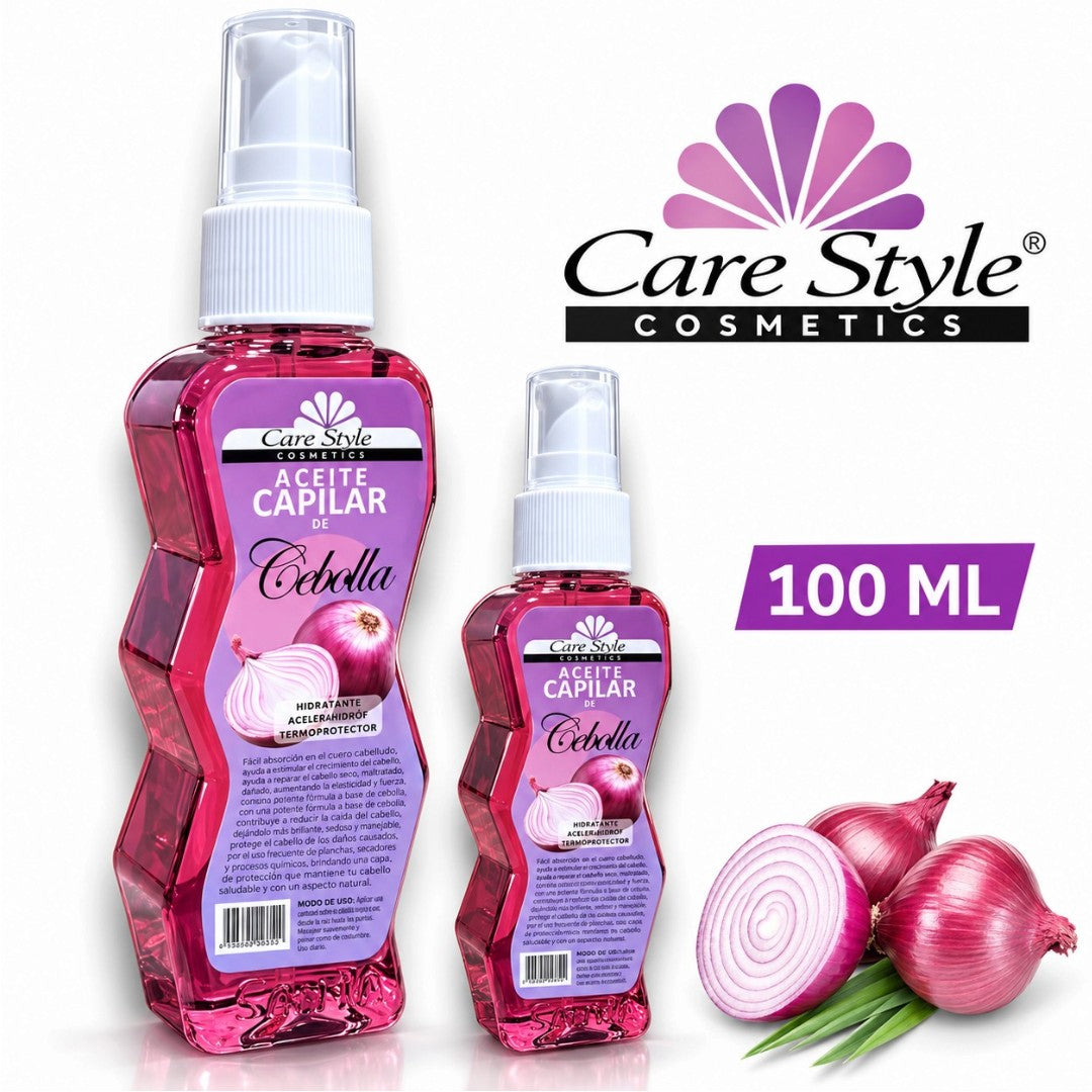ACEITE CAPILAR HIDRATANTE TERMOPROTECTOR DE CEBOLLA CARE STYLE 100 ML