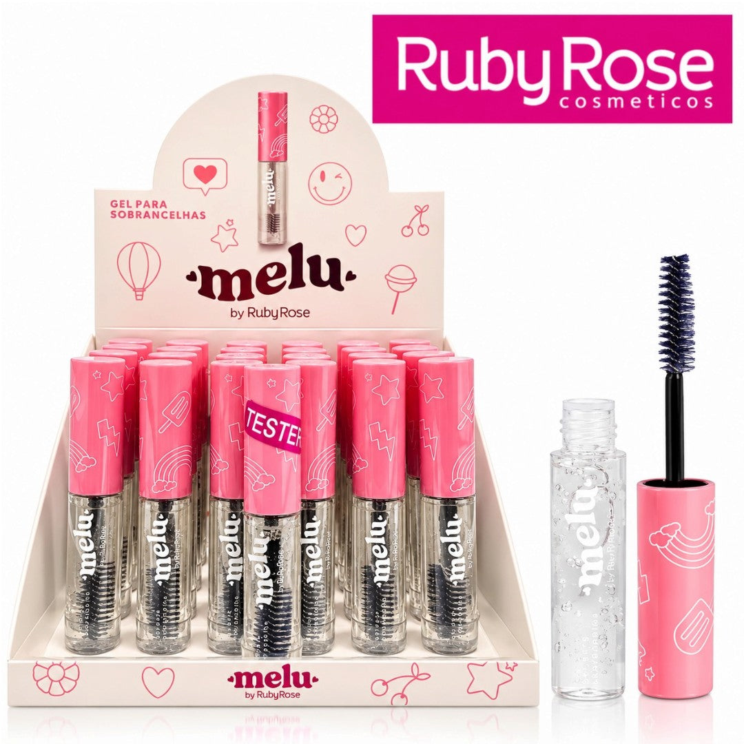 GEL PARA CEJAS TRANSPARENTE MELU RUBY ROSE HB-8422