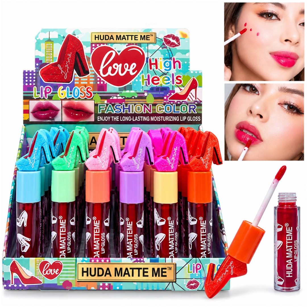 TINTA DE LABIOS LOVE TACON HIGH HEELS LONG LASTING WATERPROOF HUDA MATTE ME  X-383