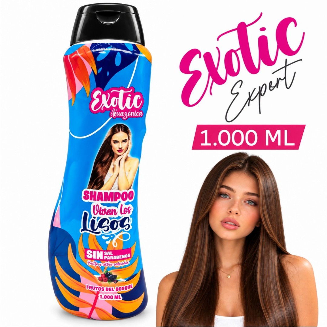 SHAMPOO EXOTIC AMAZONICA LISOS FRUTOS DEL BOSQUE 1000 ML