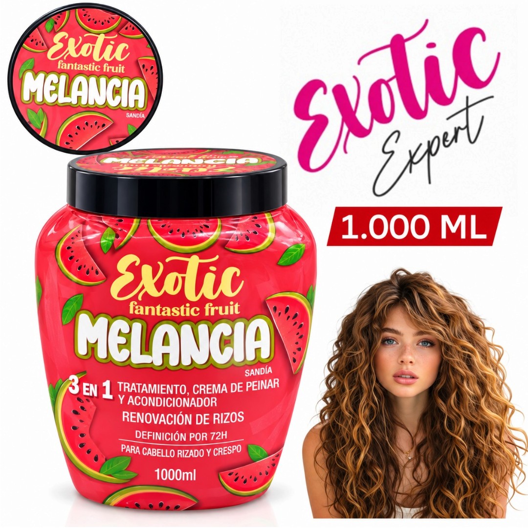 TRATAMIENTO CAPILAR 3 EN 1 MELANCIA EXOTIC 1000ML