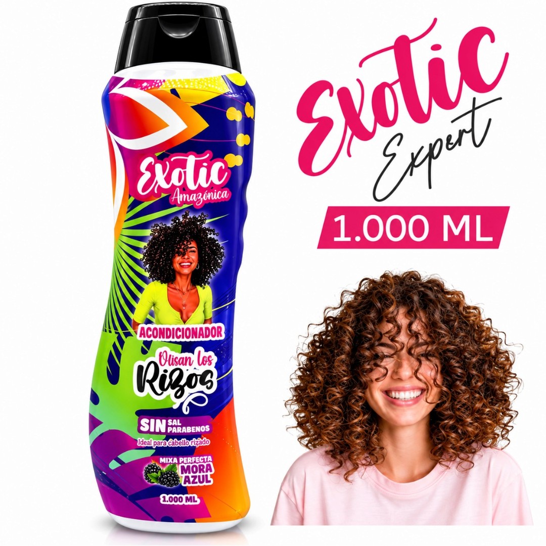 ACONDICIONADOR EXOTIC RIZOS ADULTO DE 1000 ML