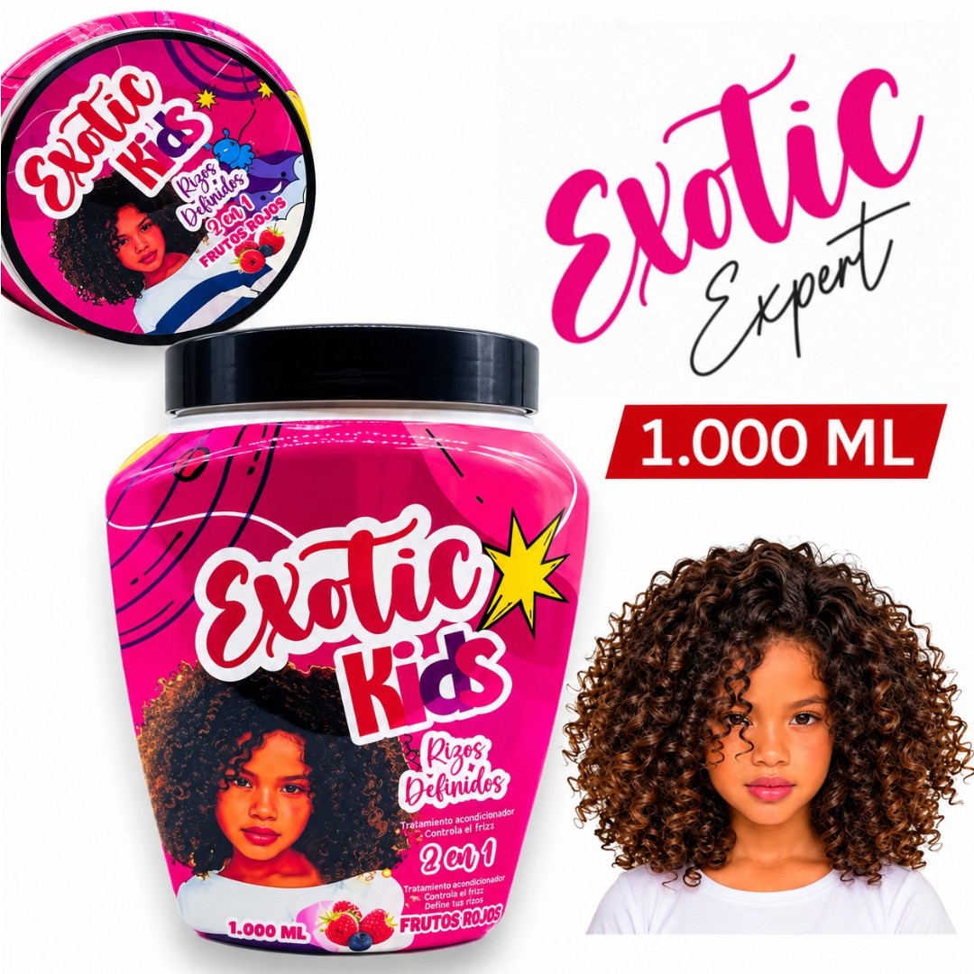 TRATAMIENTO CAPILAR EXOTIC KIDS RIZOS 3 EN 1 1000ML